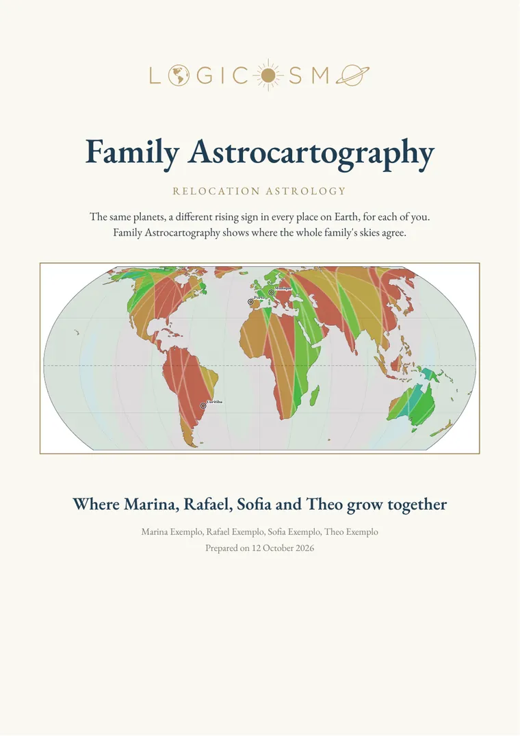 Cover of the example Family Astrocartography
